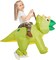 GOOSH Inflatable Kids and Adult Triceratops Costume Halloween Dinosaur Blow up